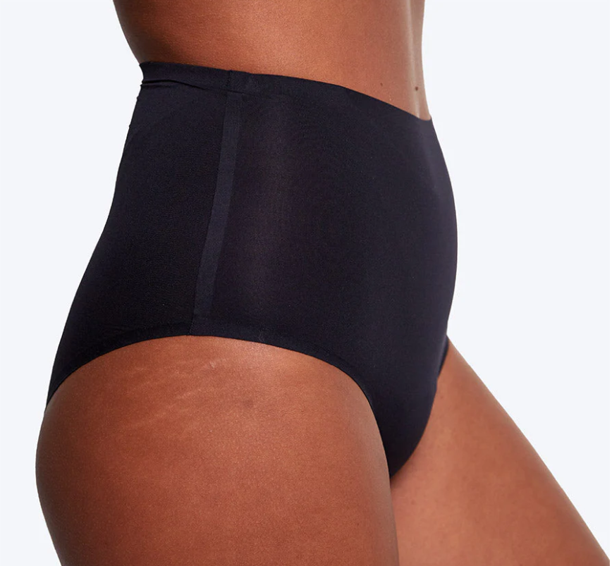 DUMMY - WUKA Stretch sin costuras talle alto flujo abundante  Negro - L-3XL